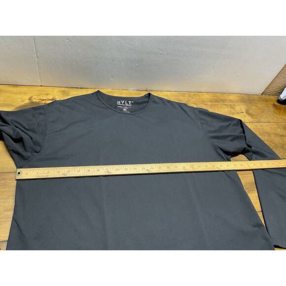 Bylt Drop Cut L/S T Shirt Medium 2XL Black Long Sleeve Sleeve Blend Leisure - Picture 5 of 6